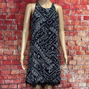 Maurices Lace Hem Floral Shift Dress